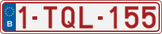 License plate of Belgium, Regular plates (2010)