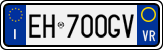 License plate of Italy, Cars (1994 year series)