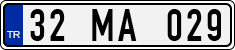 License plate of Turkey, Regular plates