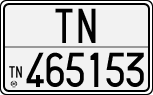 License plate of Italy, Cars (1927 year series)