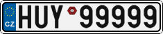License plate of the Czech Republic, Vanity Plates
