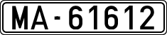 License plates of Spain, 1900 year series