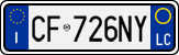 License plate of Italy, Cars (1994 year series)