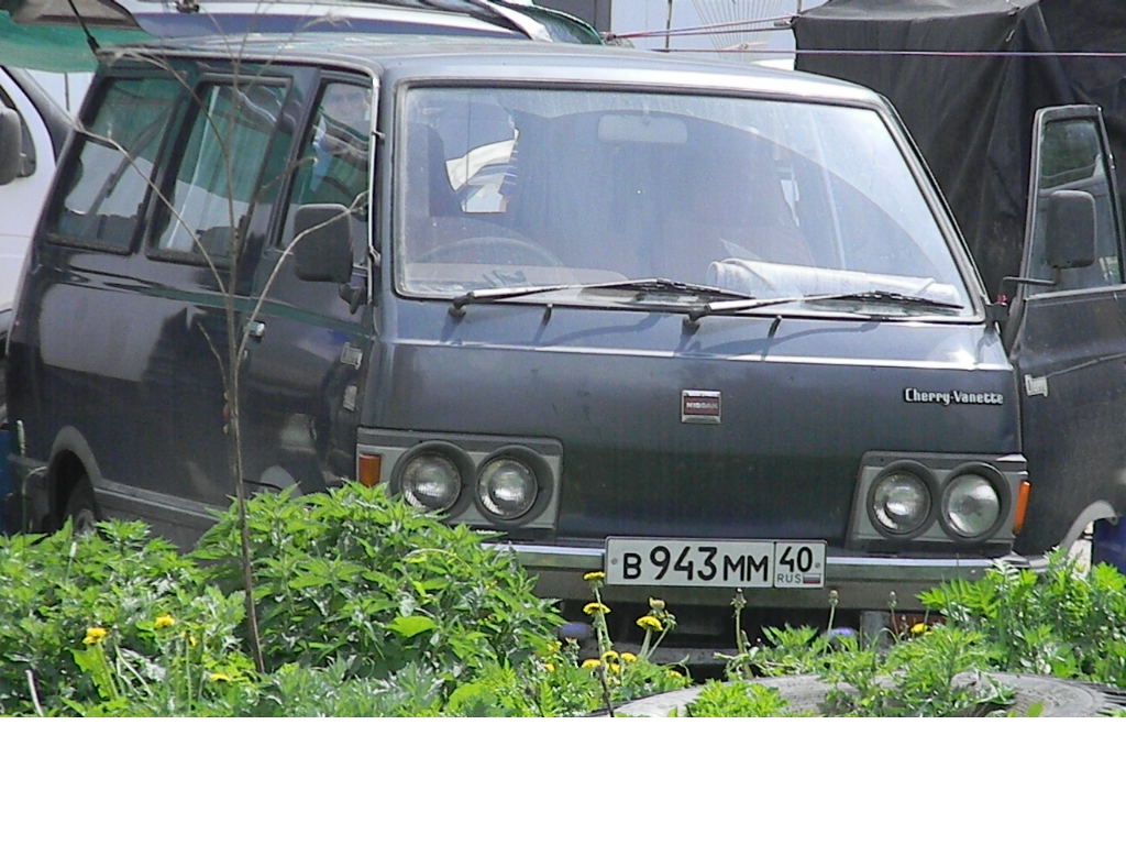 в 943 мм 40, Nissan Cherry Vanette 1st gen Van (C120), 1978–1985