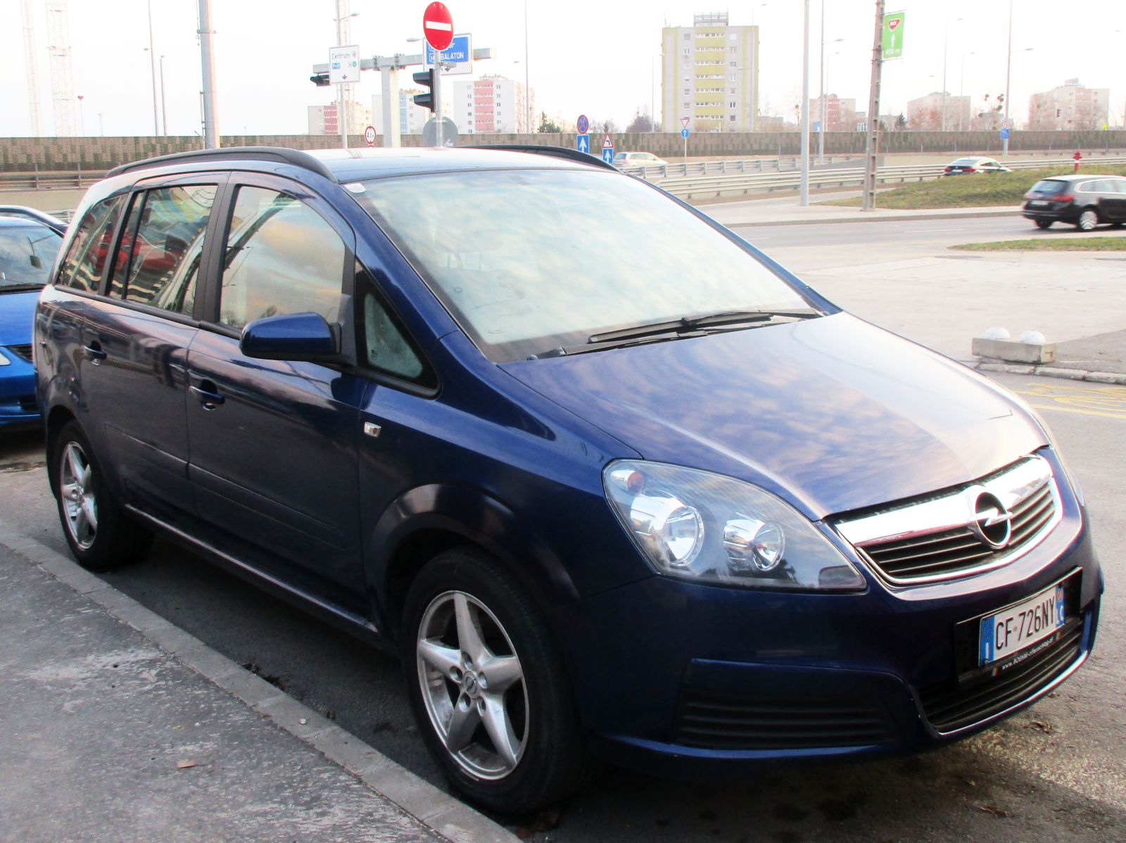 CF 726 NY, License plate without vehicle 