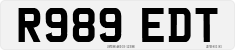 License plate of the United Kingdom, 1983 year system