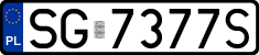 License plates of Poland, Regular car plates