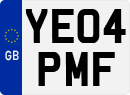 License plate of the United Kingdom, 2001 year system
