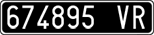 License plate of Italy, Cars (1927 year series)