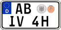 German license plate, Plates for oldtimers (type 