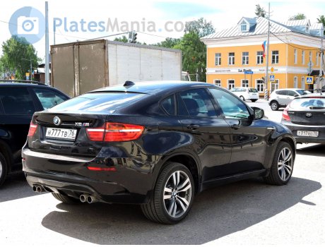 н777тв76, BMW X6M