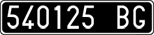 License plate of Italy, Cars (1927 year series)