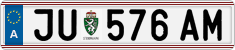 License plate of Austria, Regular plates