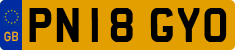 License plate of the United Kingdom, 2001 year system