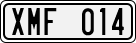 License plate of Sweden, Regular plates
