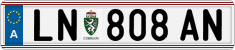 License plate of Austria, Regular plates
