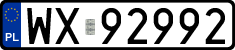 License plates of Poland, Regular car plates