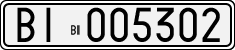 License plate of Italy, Cars (1927 year series)