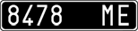 License plate of Italy, Cars (1927 year series)