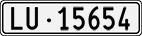 License plate of Switzerland, Cars
