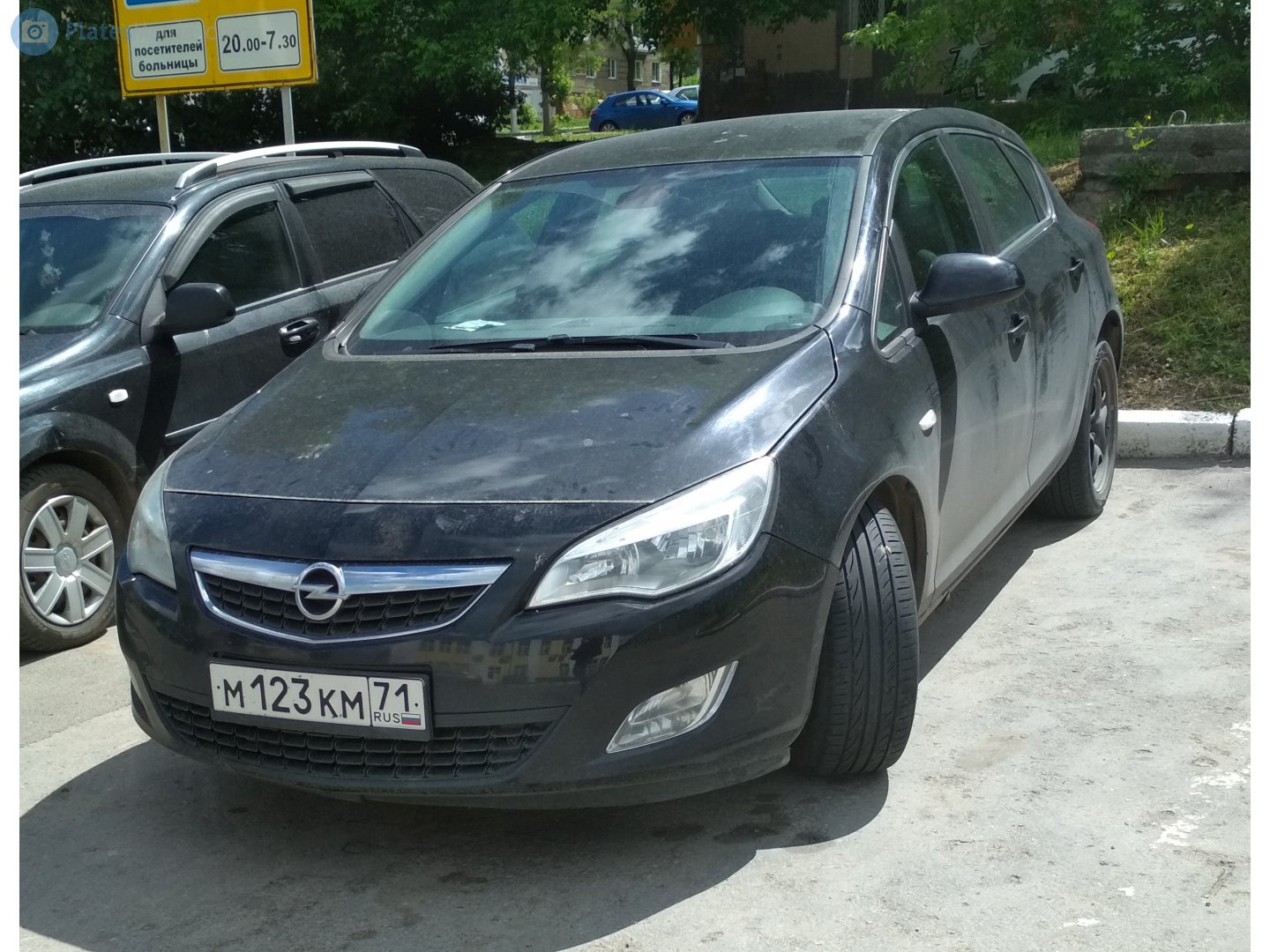 м 123 км 71, Opel Astra 