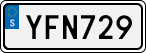 License plate of Sweden, Regular plates