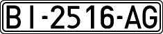 License plates of Spain, 1971 year series