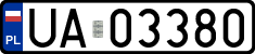 License plates of Poland, Military