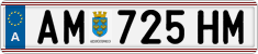 License plate of Austria, Regular plates
