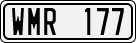 License plate of Sweden, Regular plates