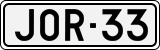 License plate of Finland, Cars