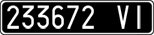 License plate of Italy, Cars (1927 year series)