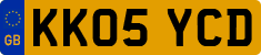 License plate of the United Kingdom, 2001 year system