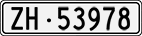 License plate of Switzerland, Cars