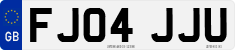 License plate of the United Kingdom, 2001 year system