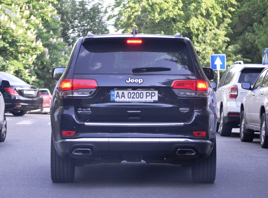 AA 0200 PP, Jeep Grand Cherokee 4th gen (WK2), facelift, 2013–2022