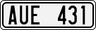License plate of Sweden, Regular plates