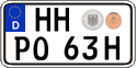 German license plate, Plates for oldtimers (type 