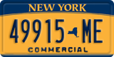New York, Specialty plates (12345-AB)