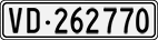 License plate of Switzerland, Cars