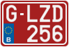 License plate of Belgium, Regular plates (2010)