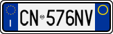 License plate of Italy, Cars (1994 year series)