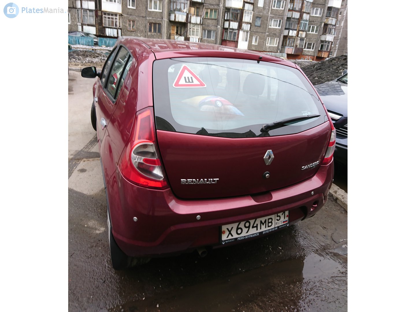 х 694 мв 51, Renault Sandero 1st gen (B90), 2007–2014