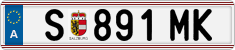 License plate of Austria, Regular plates