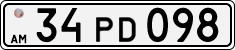 License plate of Armenia, Private owners