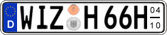 German license plate, Seasonal plates (Oldtimers)