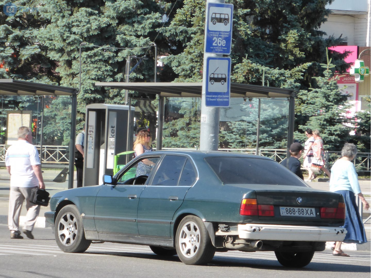 21 888-88 XA, BMW 5 Series 3rd gen Sedan (E34), 1988–1995