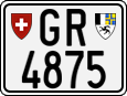License plate of Switzerland, Motorcycles