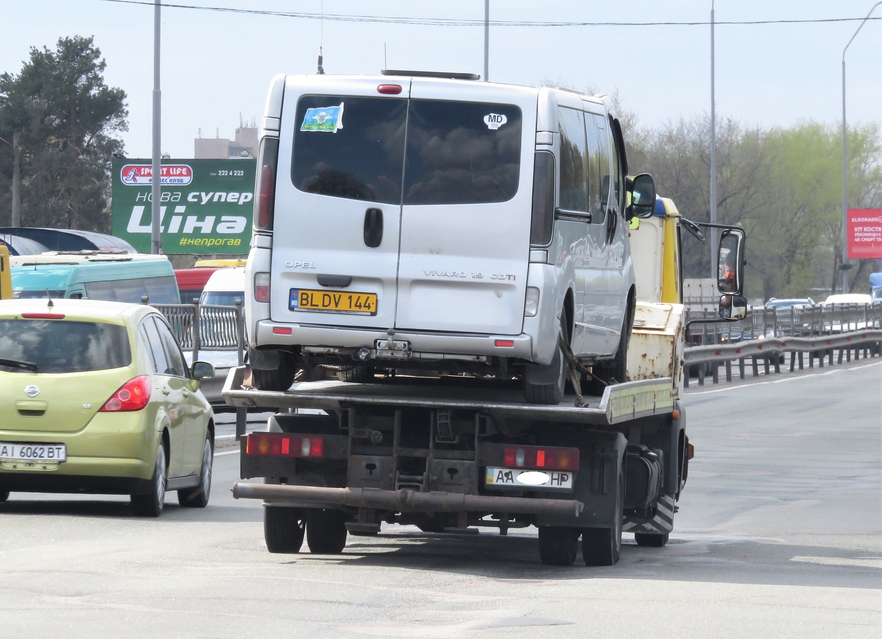 BL DV 144, Opel Vivaro 1st gen Van (A; X83), 2001–2014