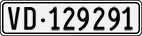 License plate of Switzerland, Cars